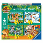 Ravensburger - legpuzzel jurassic world explorers - 4 puzzels