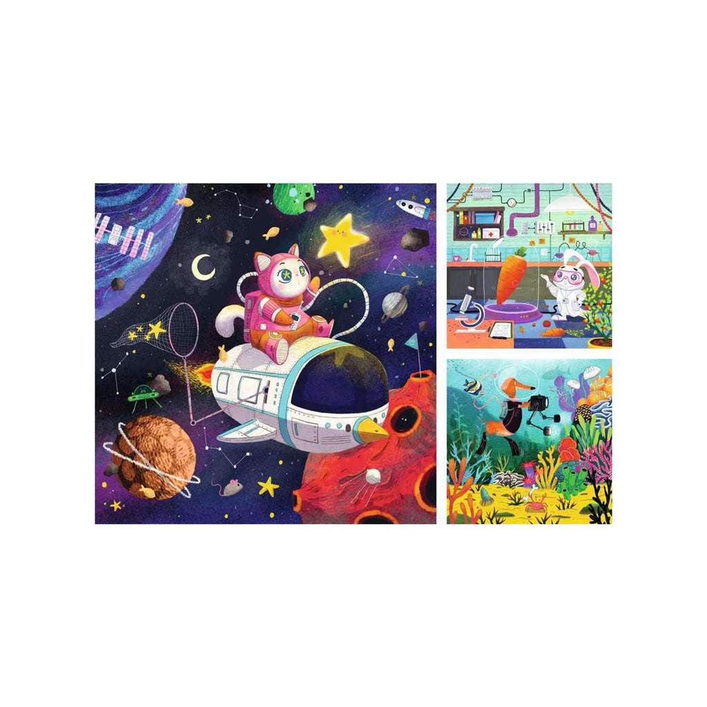 Ravensburger legpuzzel dieren ontdekkers - 3x49st.