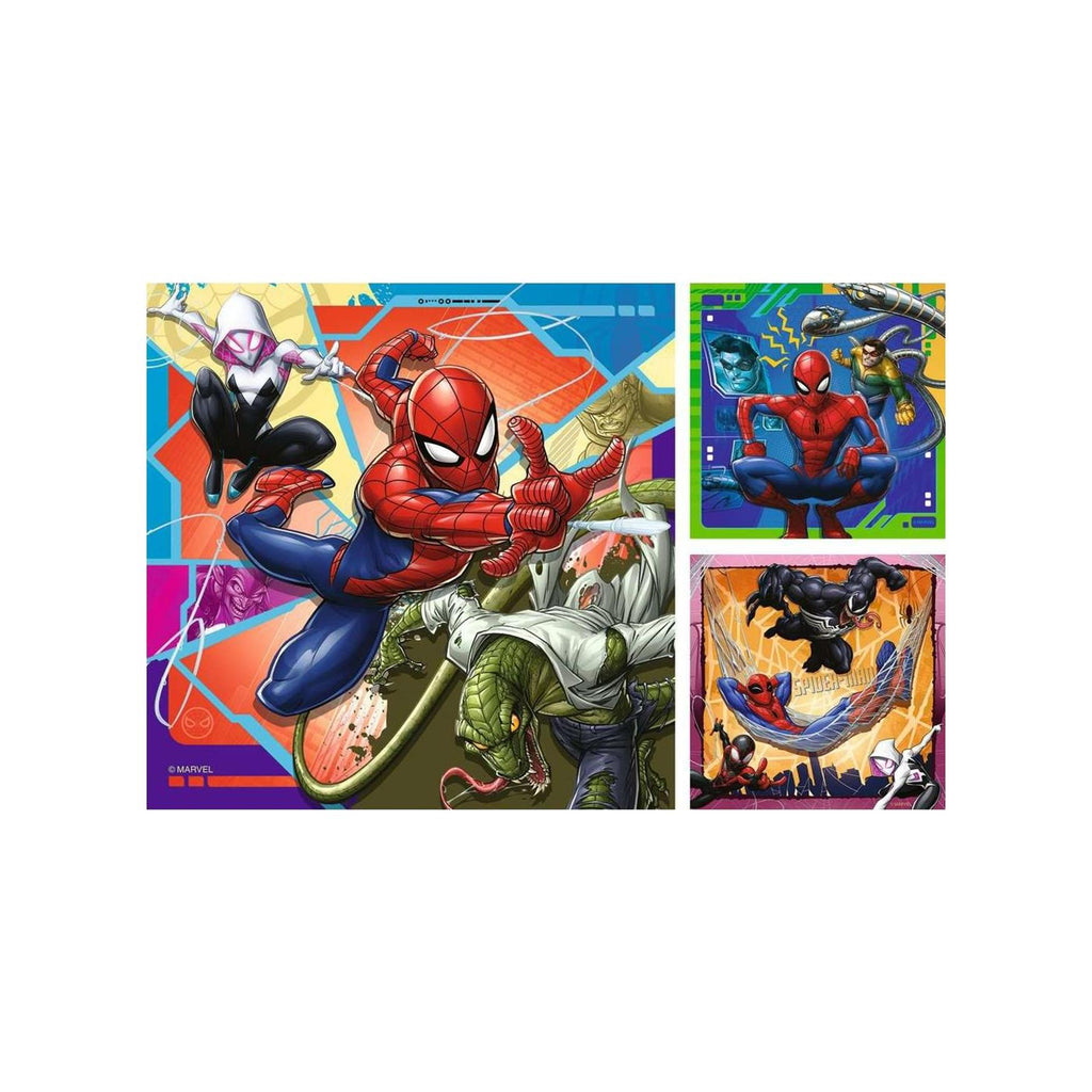 Ravensburger - puzzel spider-man 3x49 stukjes