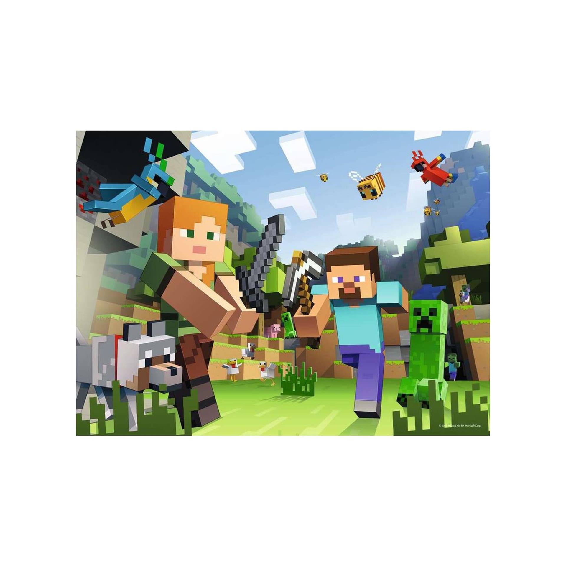 Ravensburger - puzzel minecraft 100st