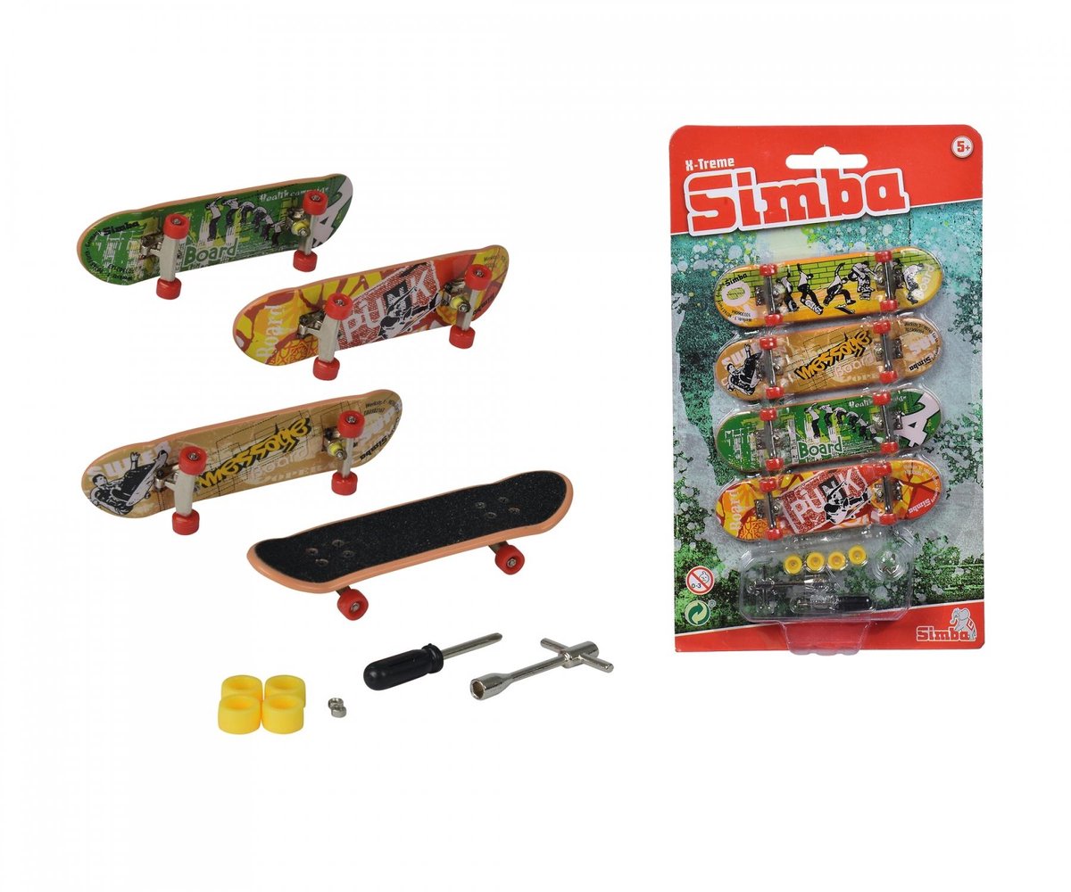 Simba vinger skateboard x-treme kleur met accessoires