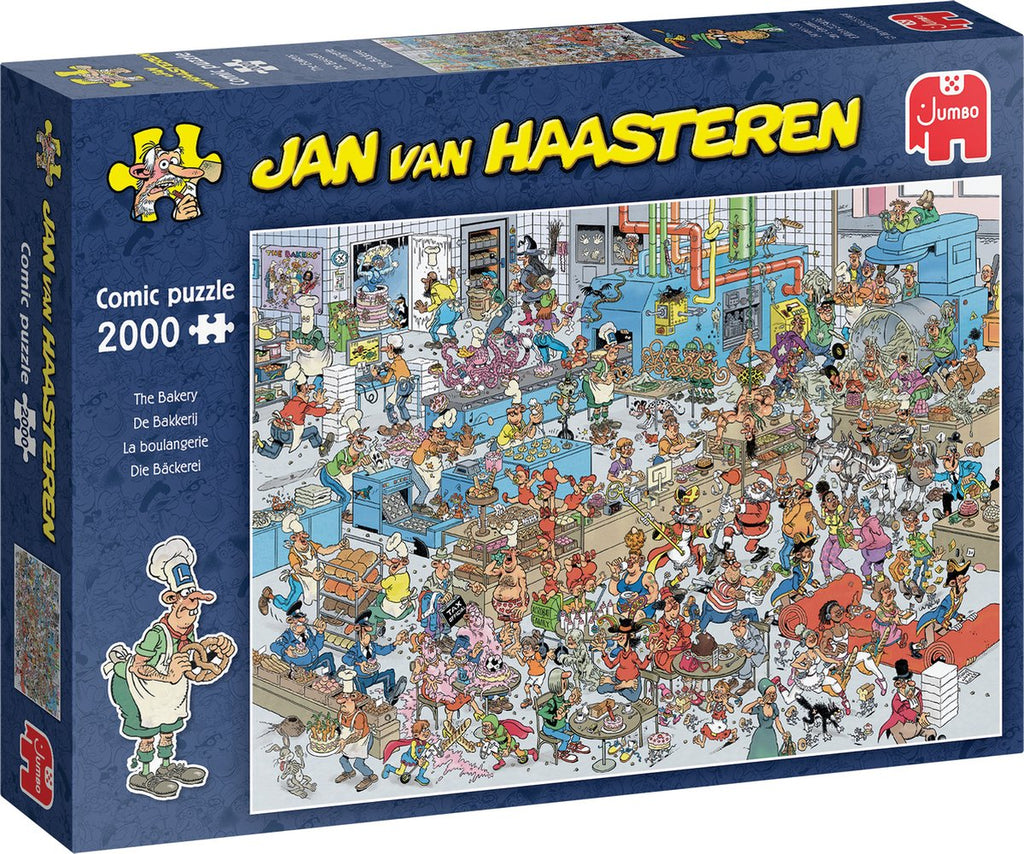 Jumbo - puzzel jan van haasteren de bakkerij 2000 stukjes landschap.