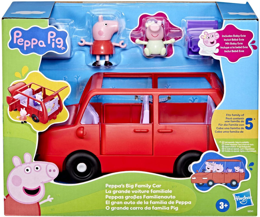 Peppa Pig - Peppa Pig peppa's grote familie auto - inclusief baby evie