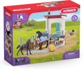 Schleich - horse club paardenbox met merrie en veulen - 42611