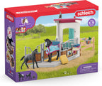 Schleich - horse club paardenbox met merrie en veulen - 42611