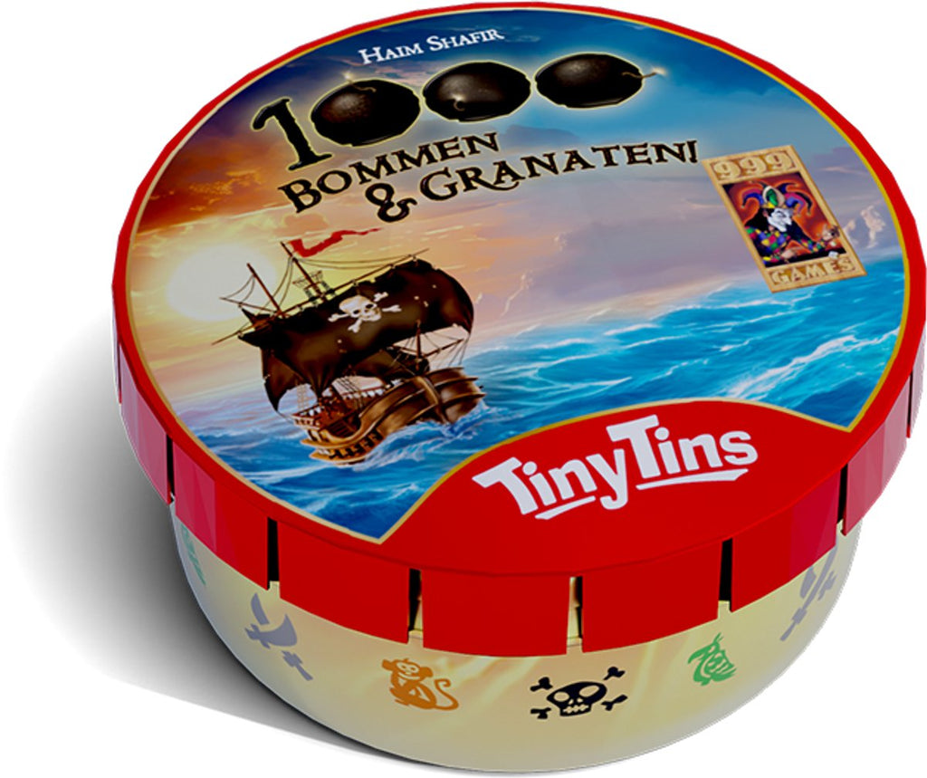 999Games - 999Games 999 games tiny tins 1000 bommen en granaten - dobbelspel