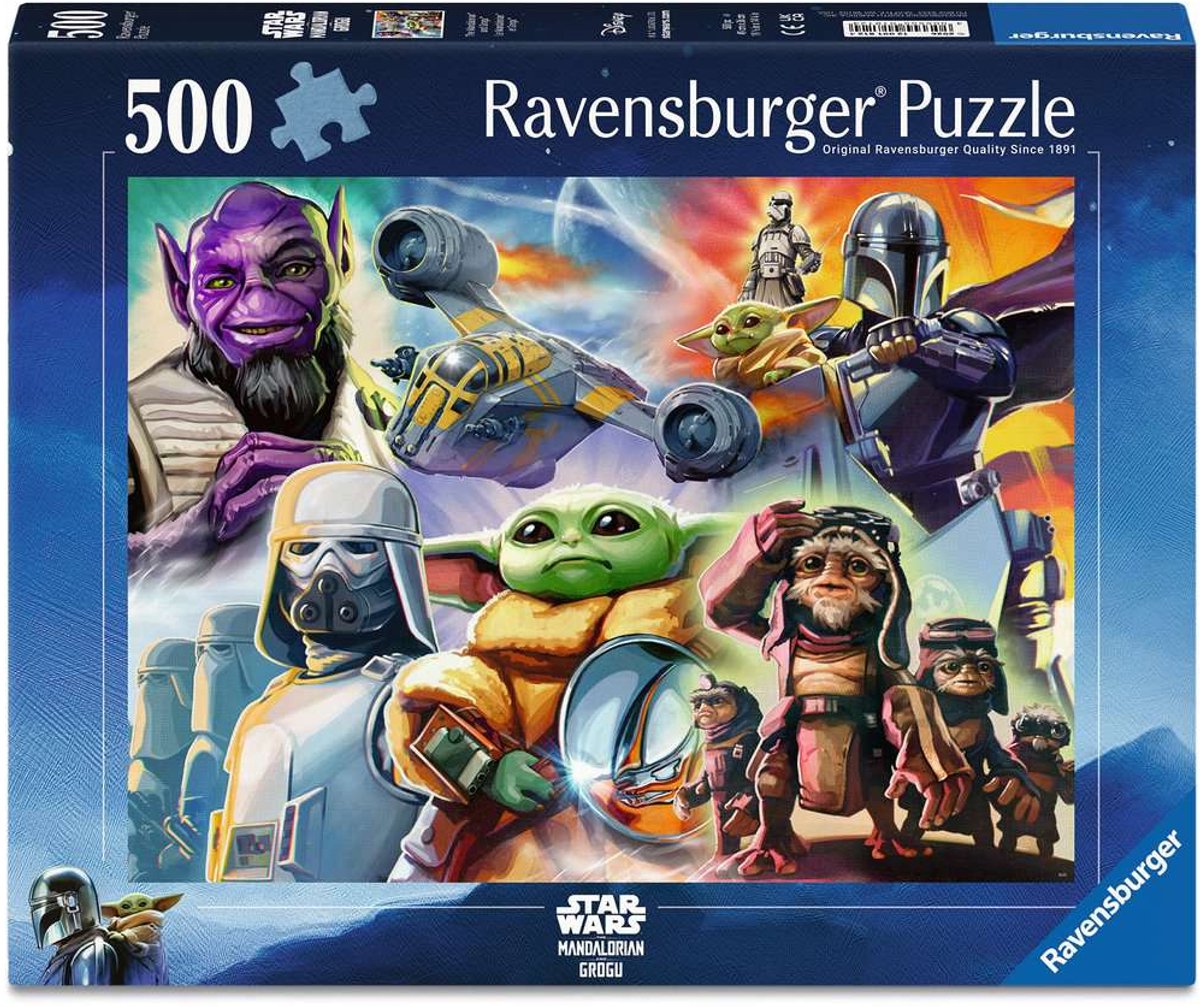 Ravensburger - – the mandalorian and grogu – legpuzzel – 500 stukjes