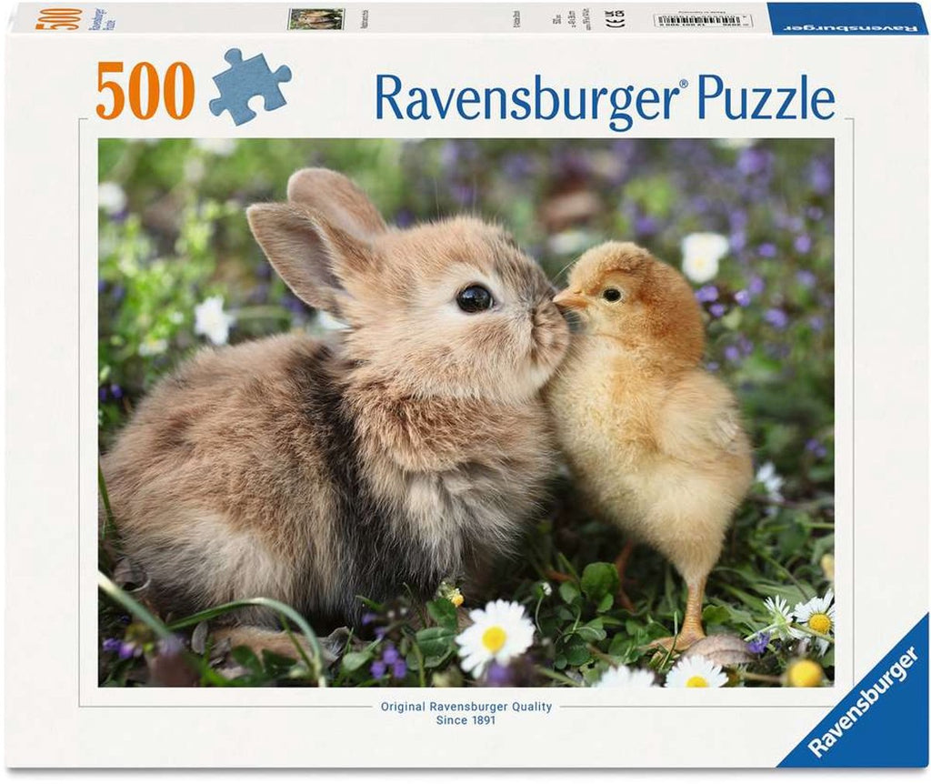 Ravensburger - – rabbit and chick – legpuzzel – 500 stukjes