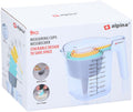 Alpina maatbeker set 9 stuks - meetset met maatbeker 1 liter - stapelbare maatbekers - inclusief trechter en schraper en maatlepels