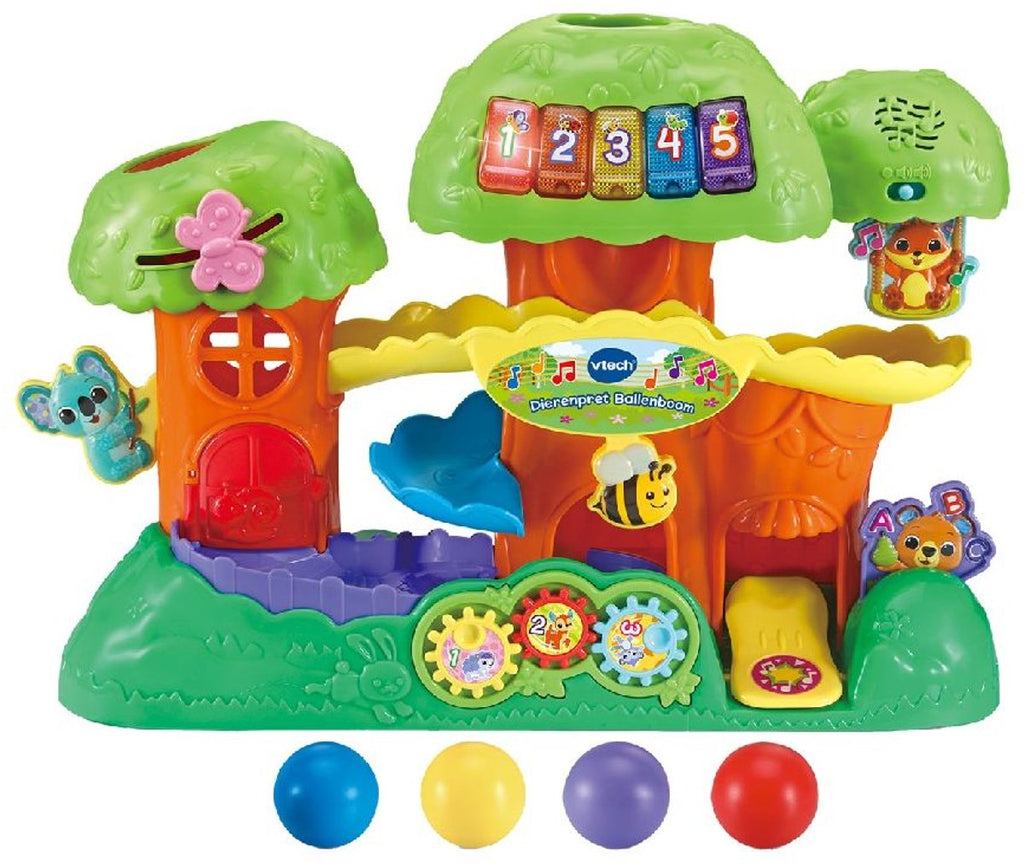 Vtech baby dierenpret ballenboom activity-center - interactief educatief speelgoed - ballentoren - cadeau - baby speelgoed 1 jaar