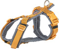 Trixie - hondentuig premium trekking curry geel / grafiet grijs
