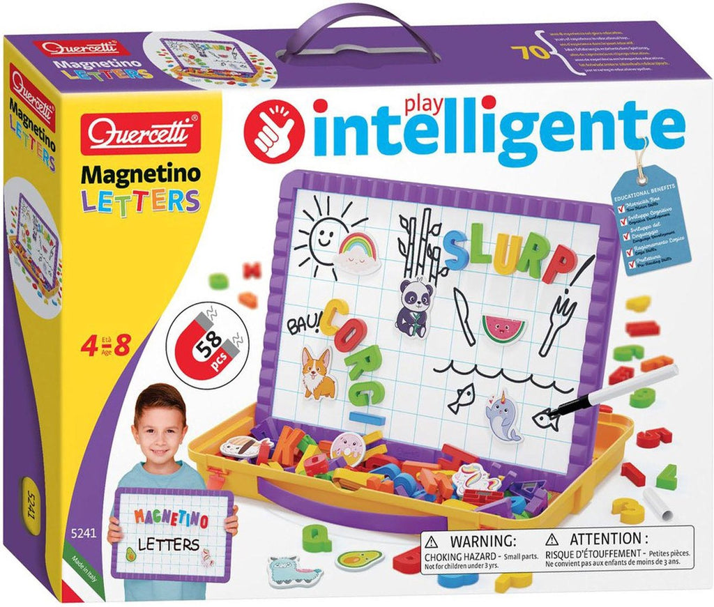 Quercetti magnetic magneetletters 2-in-1 58-delig