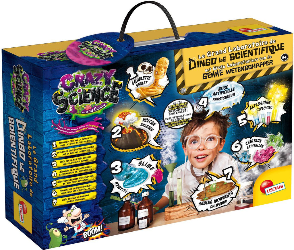 Lisciani - Lisciani crazy science le grand laboratoire de dingo le scientifique - fr + nl !!