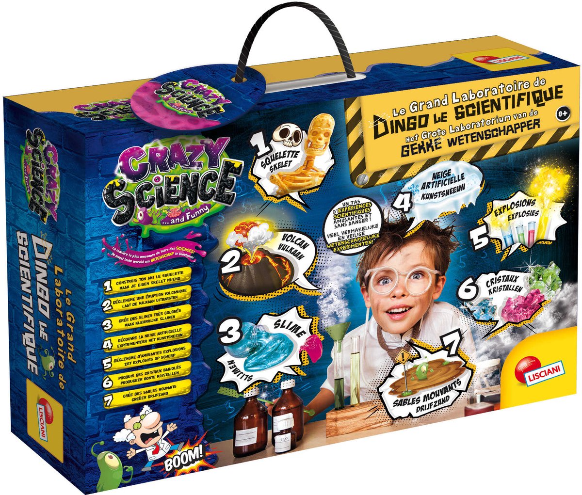 Lisciani - Lisciani crazy science le grand laboratoire de dingo le scientifique - fr + nl !!