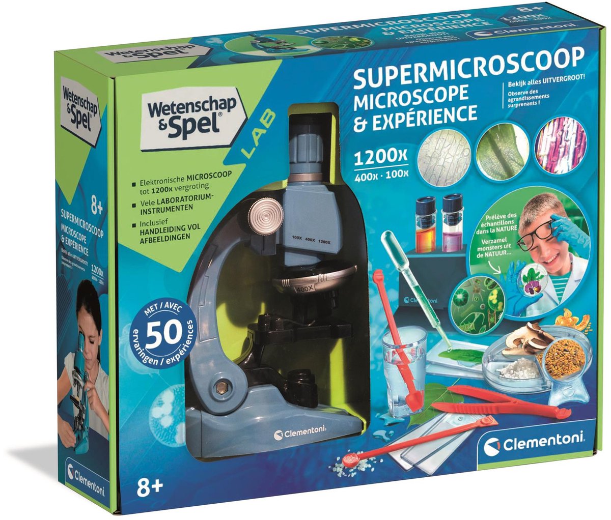 Clementoni - wetenschap en spel - super microscoop
