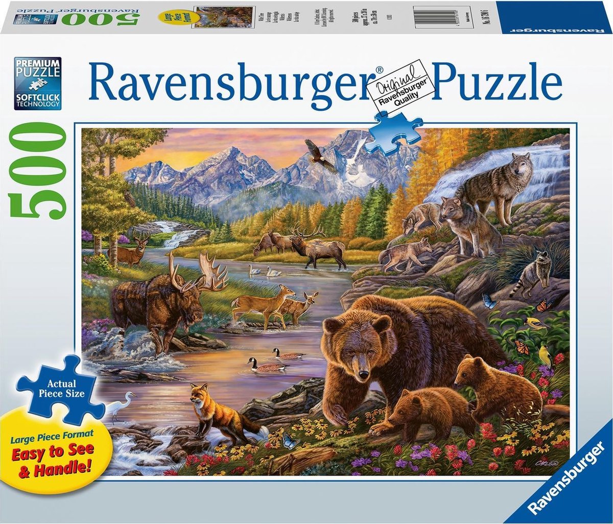 Ravensburger - puzzel wildernis - legpuzzel - 500 stukjes
