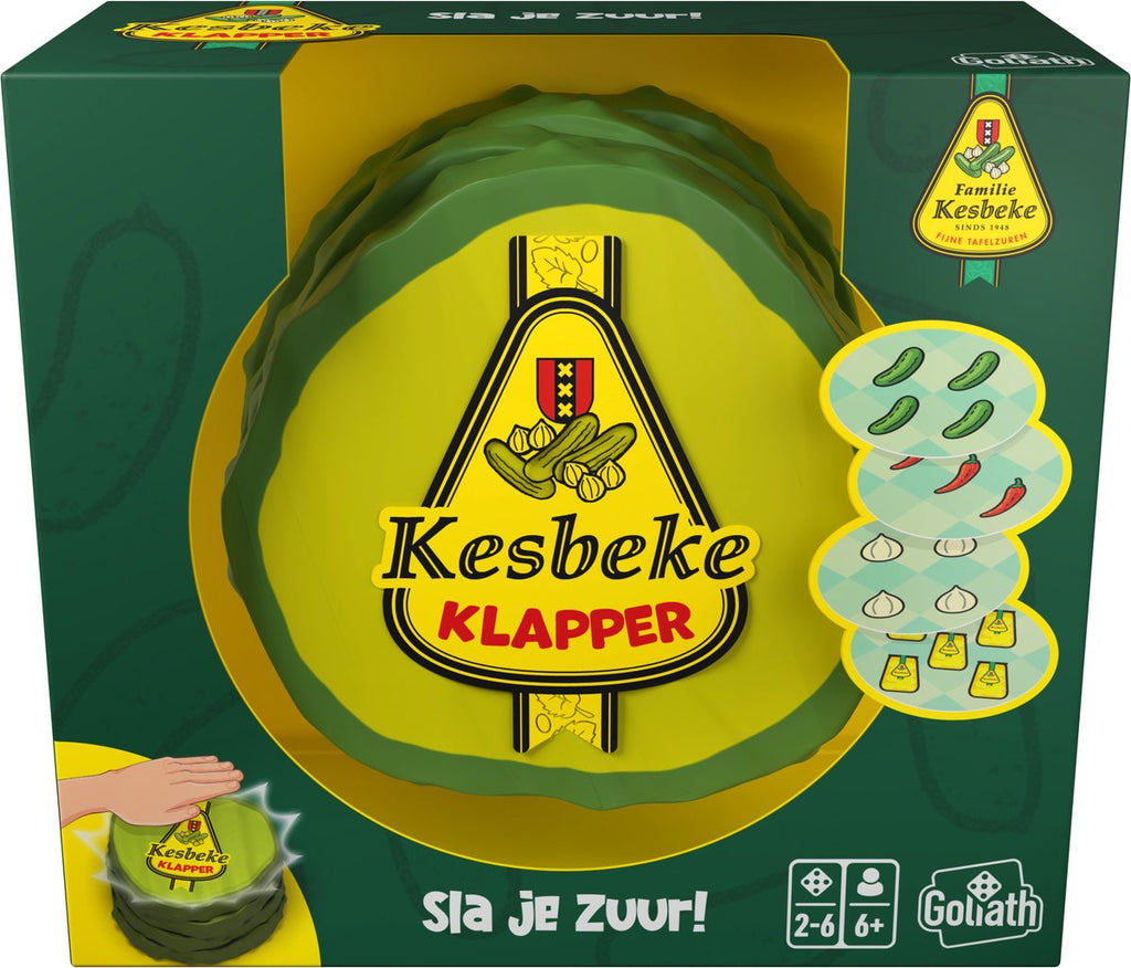 Goliath kesbeke klapper - kaartspel - actiespel - familiespel - sla je zuur!