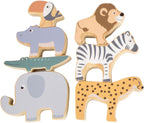 Small foot - houten safaridieren balansspel, 7dlg.