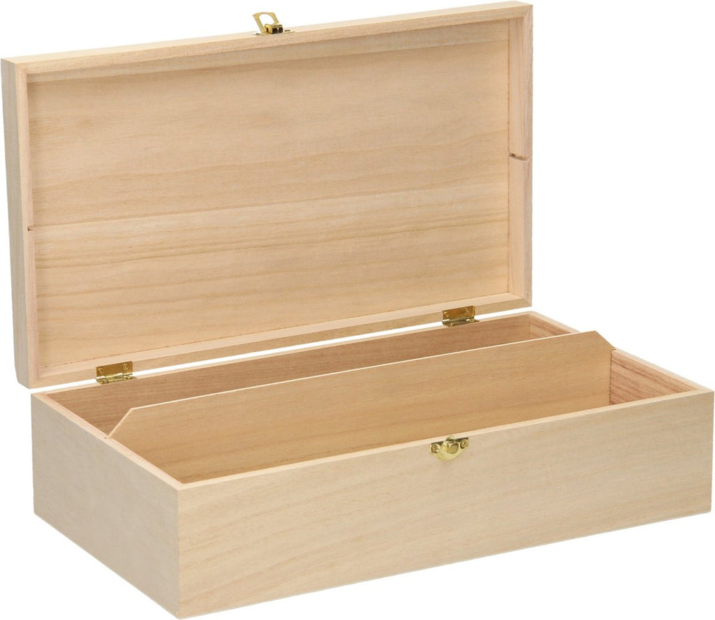 Playwood versier je houten wijnkist - 2 flessen