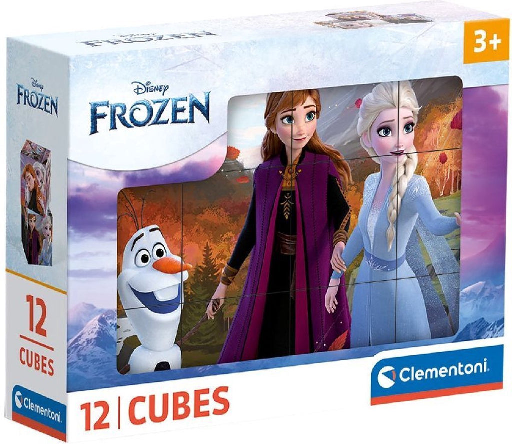 Clementoni blokpuzzel frozen, 12st.