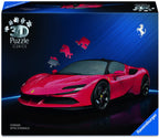 Ravensburger - iconics: ferrari sf90 stradale - 3d puzzel - 108 stukjes - bouwset voor kinderen vanaf 8 jaar