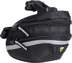 Topeak zadeltas WP II M, Zwart, Waterafstotend, Polyester, Adapter, 1,25L, QuickClick, Reflecterend, 152g