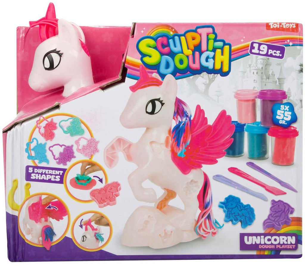 Toi-Toys - Toi-Toys unicorn kleiset met klei en accessoires voor kinderen.