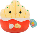 Squishmallows knuffel pluche - knoflook parmezaan frietjes, 30cm