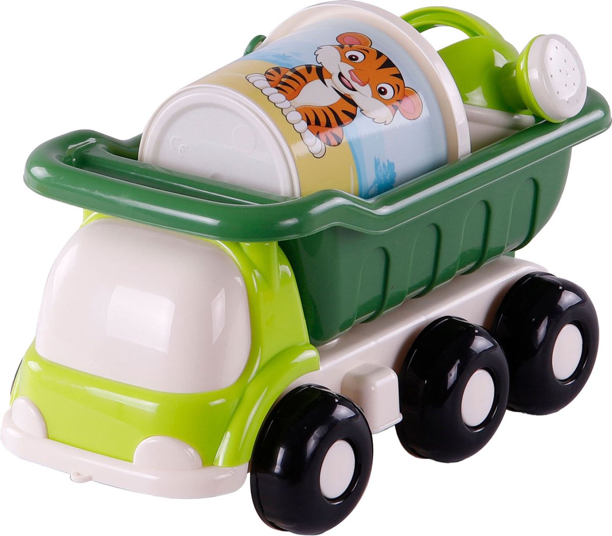 Cavallino - Cavallino strand kiepwagen met emmerset groen 5dlg.