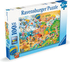 Ravensburger - puzzel - vier seizoenen van plezier (4 seasons of fun) - 100 xxl stukjes
