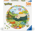 Ravensburger pokémon blooming pokémon - ronde legpuzzel - 500 stukjes - vanaf 12 jaar