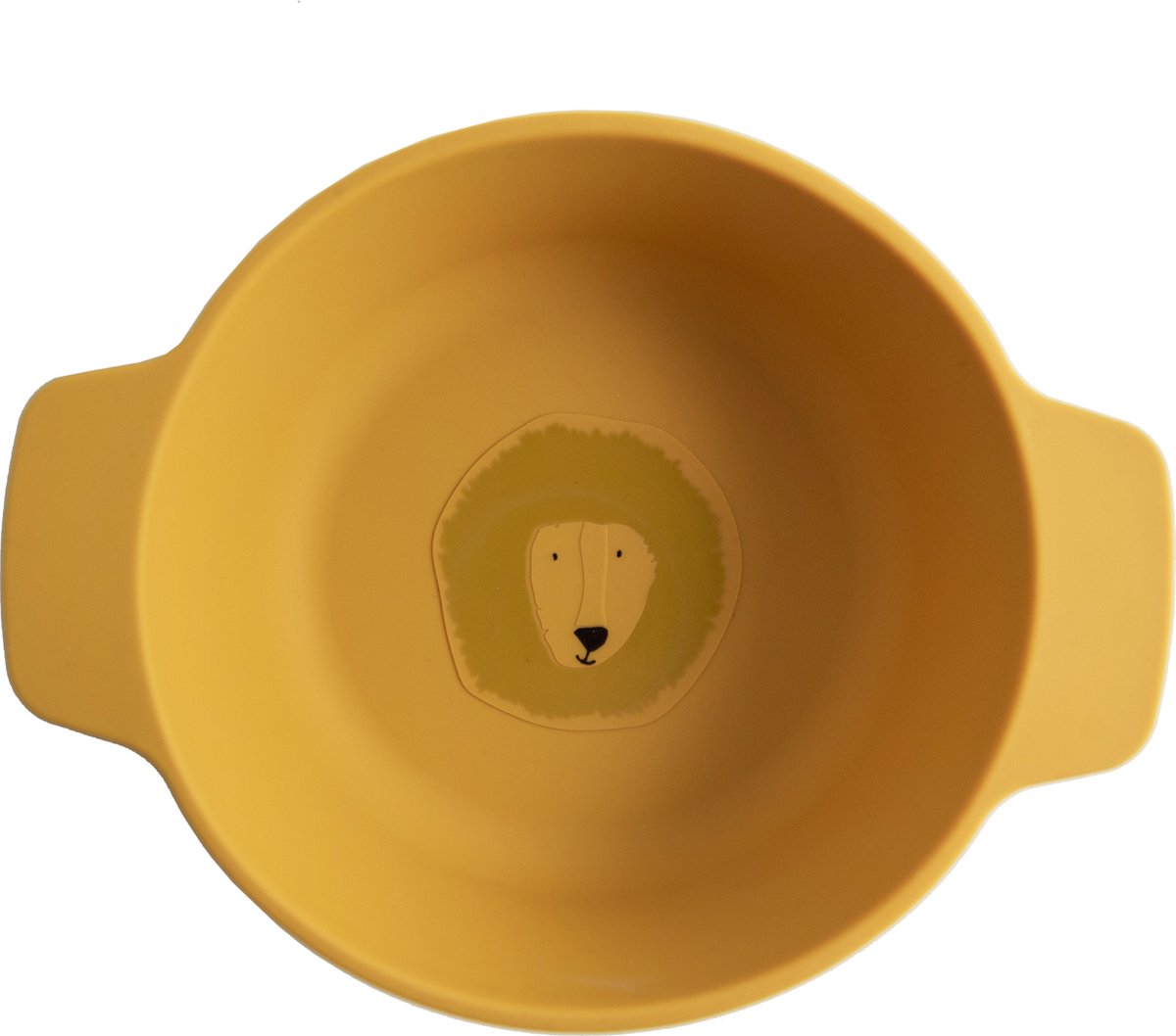 Trixie - siliconen kom mr. lion - kinderservies - 100% food grade silicone -vaatwas en microgolf bestendig - leeuw