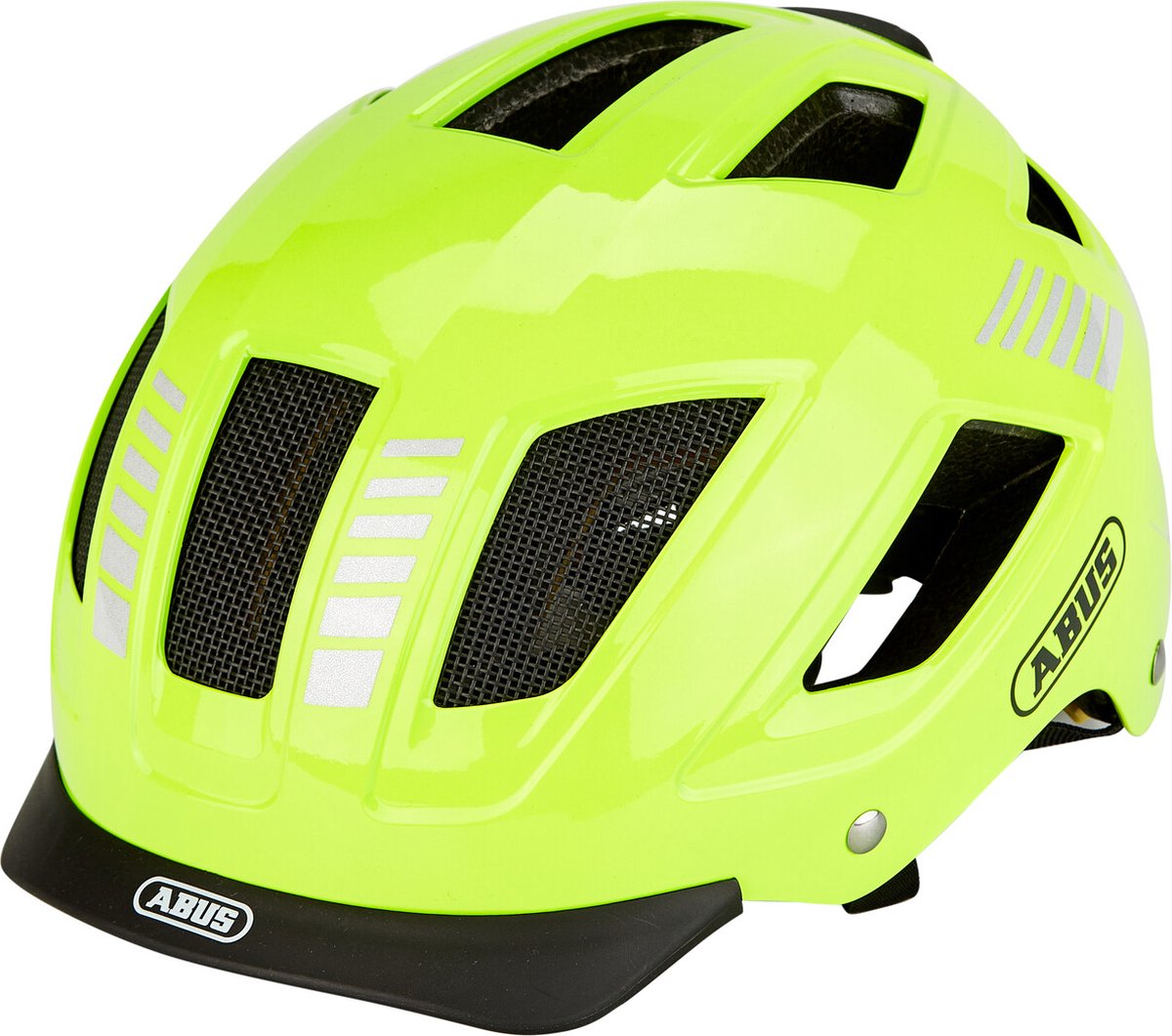 ABUS - ABUS Fietshelm hyban 2.0 mips signal yellow m - 52-58 cm - geel - geschikt voor gebruik op elektrische fietsen - stadsfietsen - 420 g