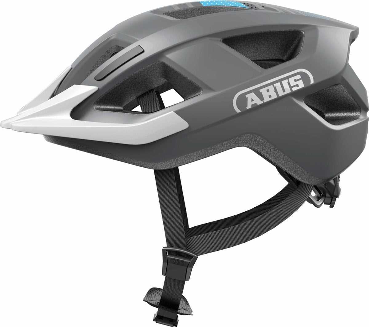 ABUS - ABUS Fietshelm aduro 3.0 race grey l - 58-62 cm - grijs - geschikt voor gebruik op elektrische fietsen - stadsfietsen - 320 g