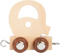 Small foot - houten lettertrein - q - 12 stuks