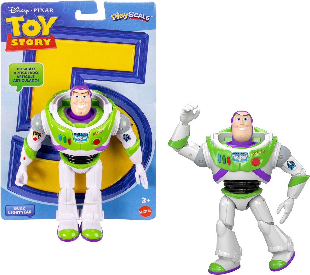 Mattel - Toy story 5 - figuur vliegende buzz 17cm