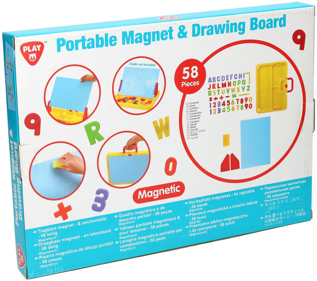 Playgo magneet- en tekenbord draagbaar 7328