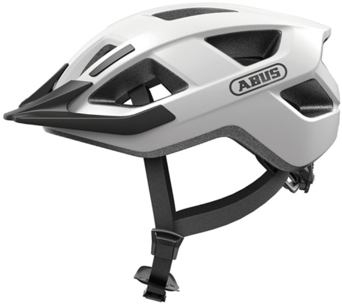 Abus fietshelm aduro 3.0 led polar white s - 51-55 cm - wit - geschikt voor gebruik op elektrische fietsen - stadsfietsen - 295 g
