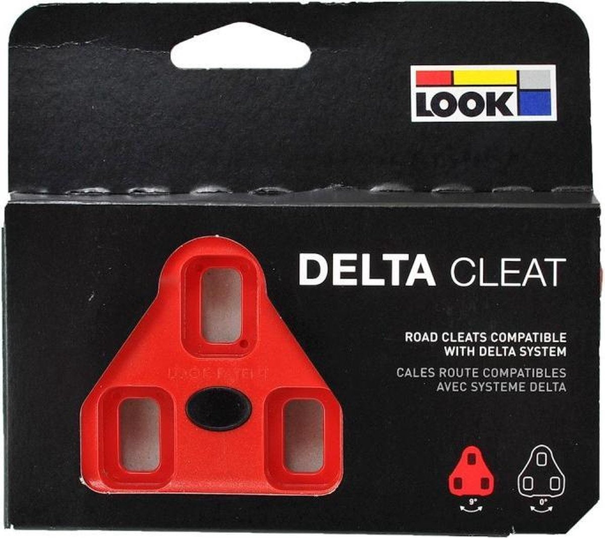 Look - Look schoenplaatjes delta 9� rood