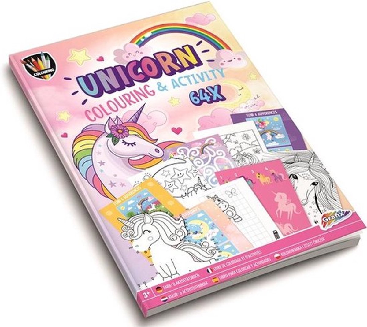 Creative craft group kleur- en activiteitenboek eenhoorn