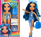 Rainbow high swim style-modepop - 28 cm - skyler (blauw)