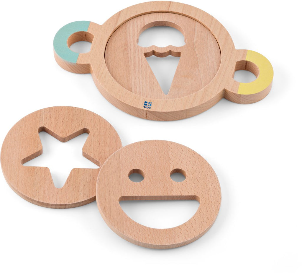 BS Toys - – zandvormenset – houten speelset voor buiten – vanaf 18 maanden
