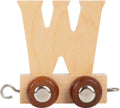 Small foot - houten lettertrein - w - 12 stuks