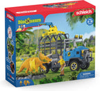Schleich dinosaurus - dinosauriërs truckmissie - dino speelgoed - kinderspeelgoed voor jongens en meisjes - 4 tot 12 jaar 42565