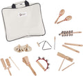 Classic world muziekinstrumenten met opbergtas 9-delig