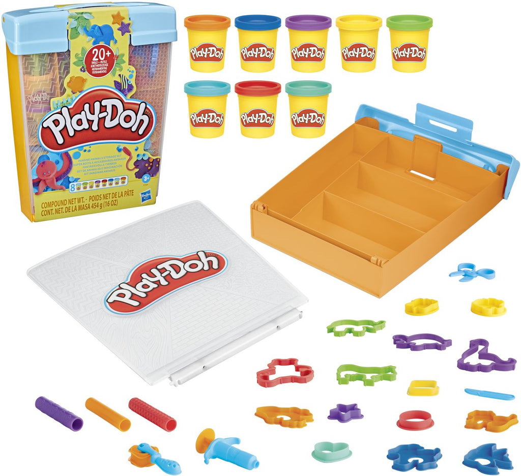 Play-Doh -Doh fantasiedieren opbergset - 8 kleipotjes