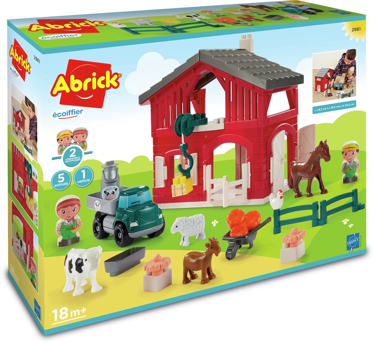 Écoiffier - Écoiffier abrick boerderij speelset