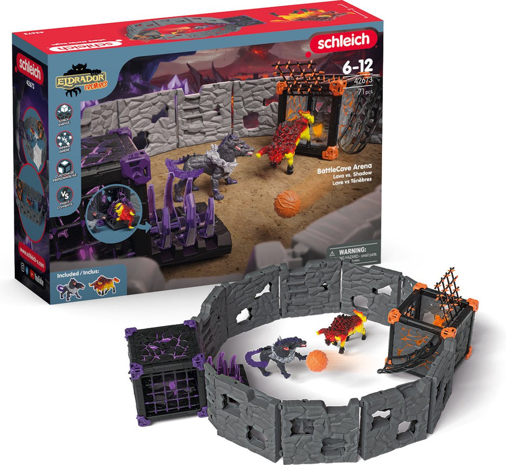 Schleich - eldrador battlecave arena: lava vs schaduw 42673