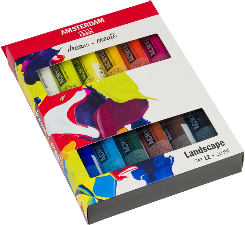 Amsterdam - Amsterdam standard series acrylverf landschap set | 12 × 20 ml