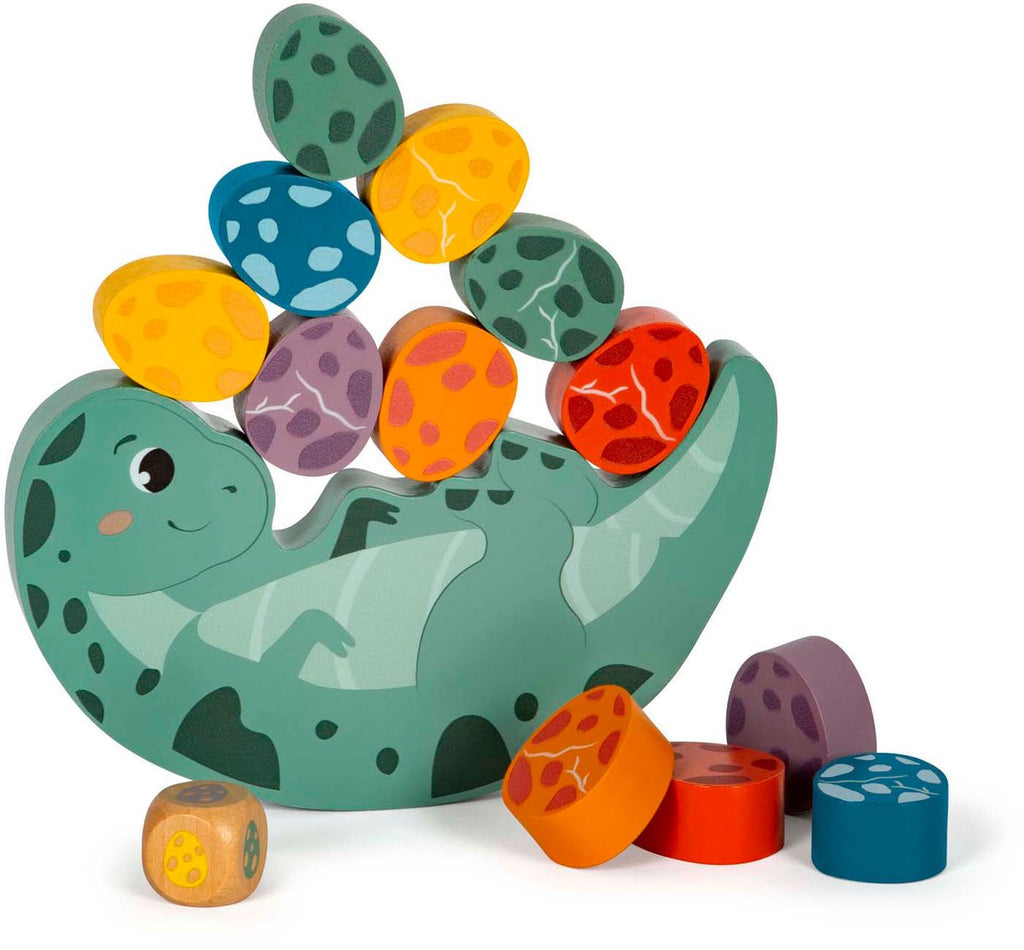 Small foot - houten balansspel dino, 14dlg.
